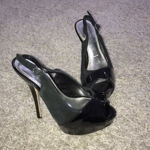 Bakers peep toe heels